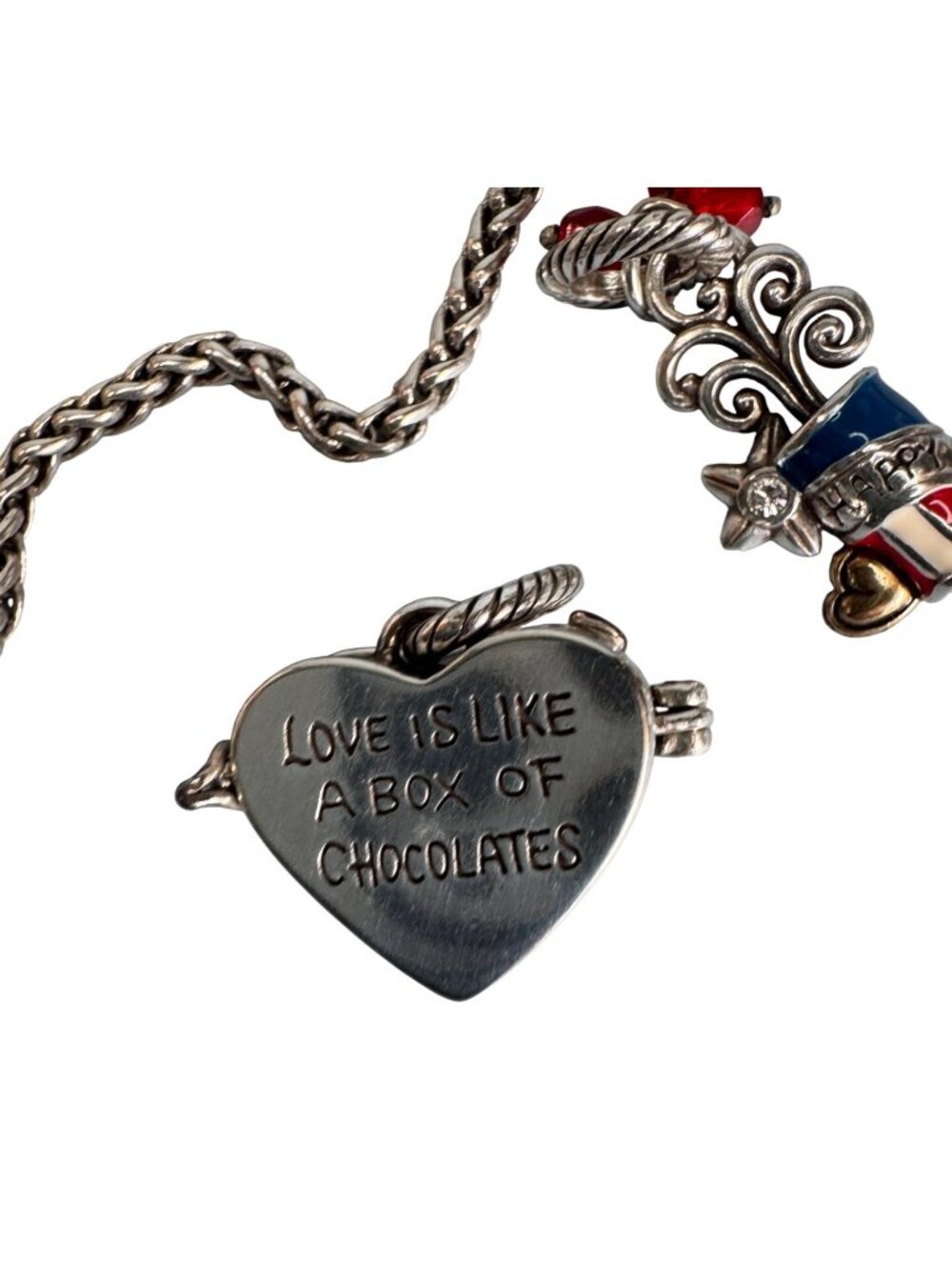 Brighton Seasonal Charm Necklace Snowman Bunny Pumpkin Opening Heart Gift Box 16 - Picture 8 of 13